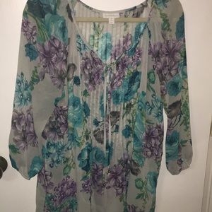 Charter club women's Flower blouse
